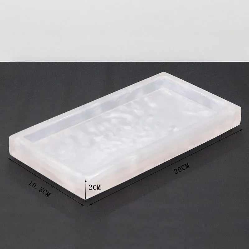 Marble Resin Storage Tray