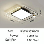 Modern LED Ceiling Lamp Dimmable