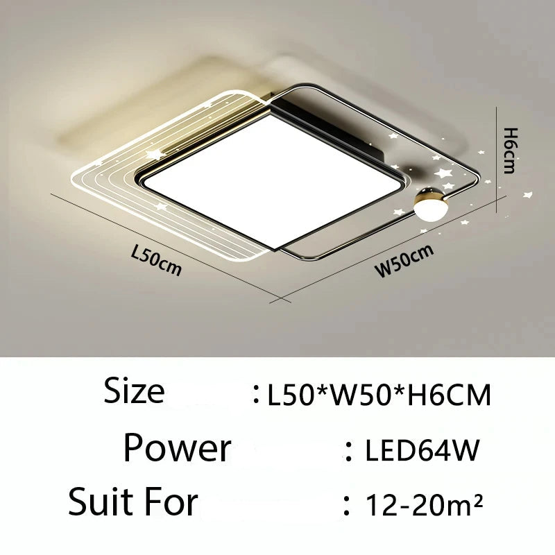 Modern LED Ceiling Lamp Dimmable