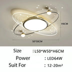 Modern LED Ceiling Lamp Dimmable