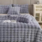 Luxury Rabbit Plush Winter Blanket