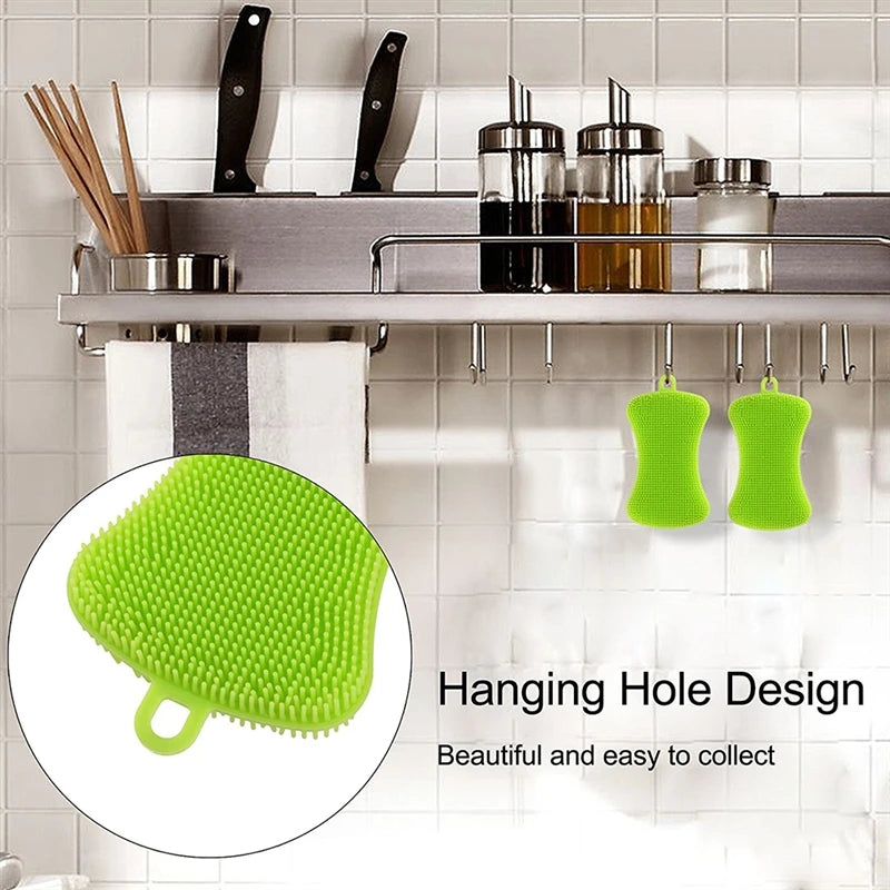 Silicone Dish Scrubbing Brush
