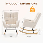 Teddy Upholstered Rocking Chair
