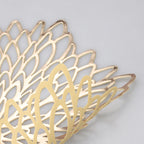 Gold Round PVC Table Placemats