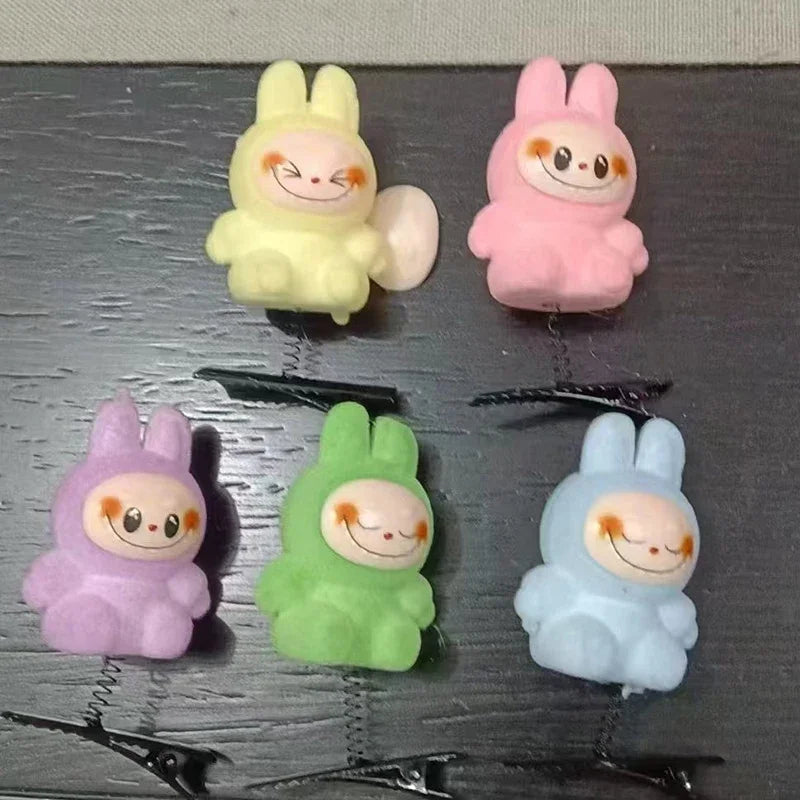 LABUBU FAN 5Pcs New Hair Clips