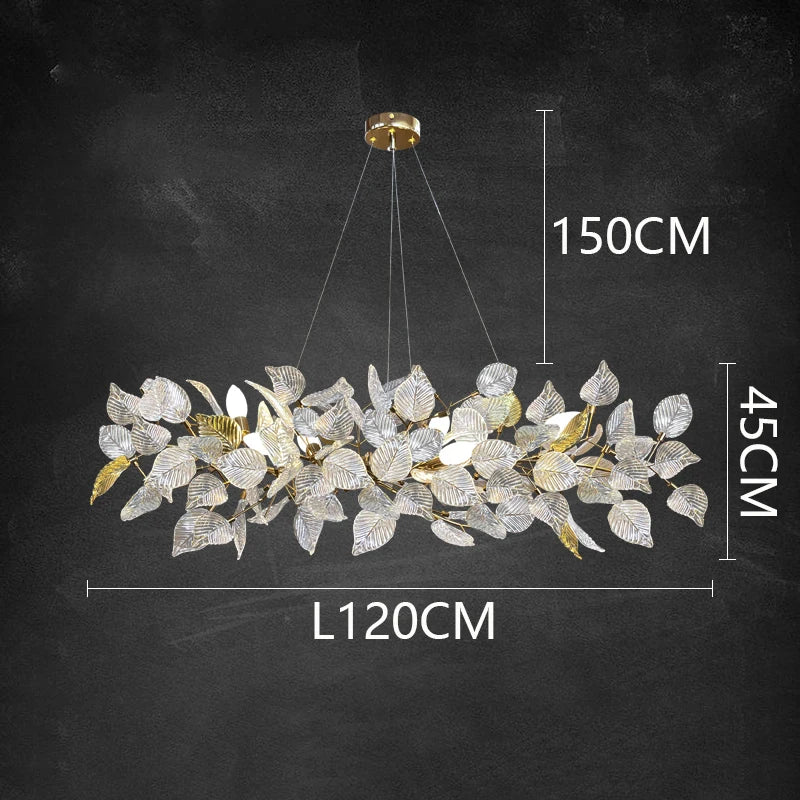 Luxury Ginkgo LED Chandelier
