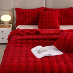 Luxury Rabbit Plush Winter Blanket