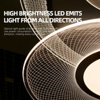 Modern Aluminum LED Chandelier
