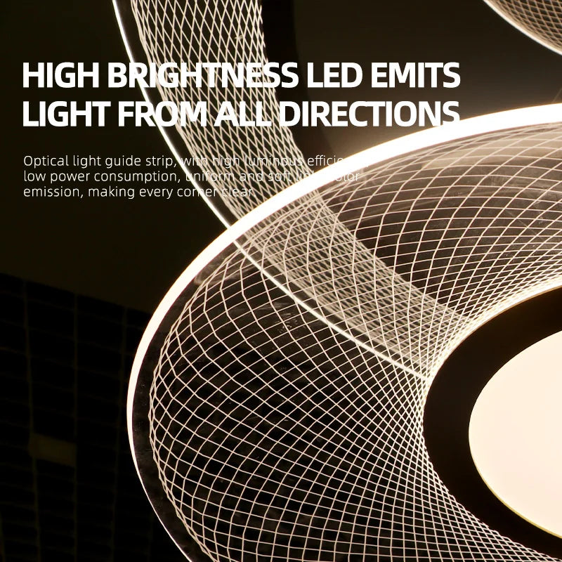 Modern Aluminum LED Chandelier