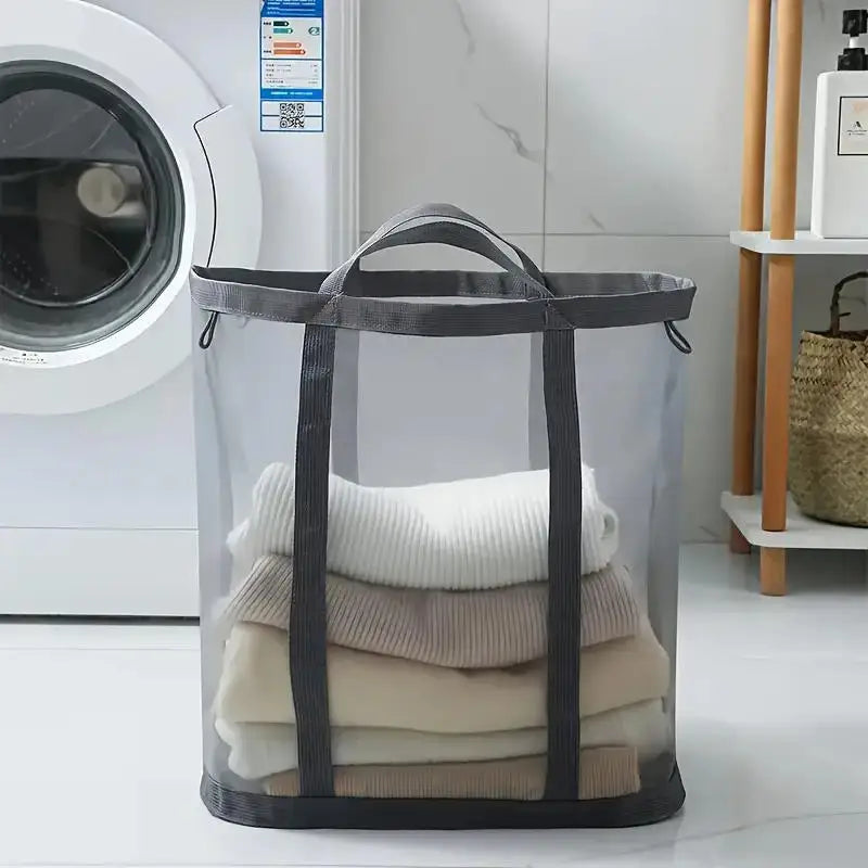 Breathable Mesh Laundry Storage Basket