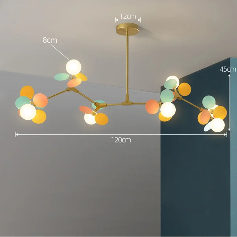 Colorful Branch LED Chandelier