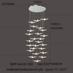 LED Bird Pendant Chandelier