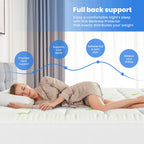 Bamboo Cooling Pillow Top Topper