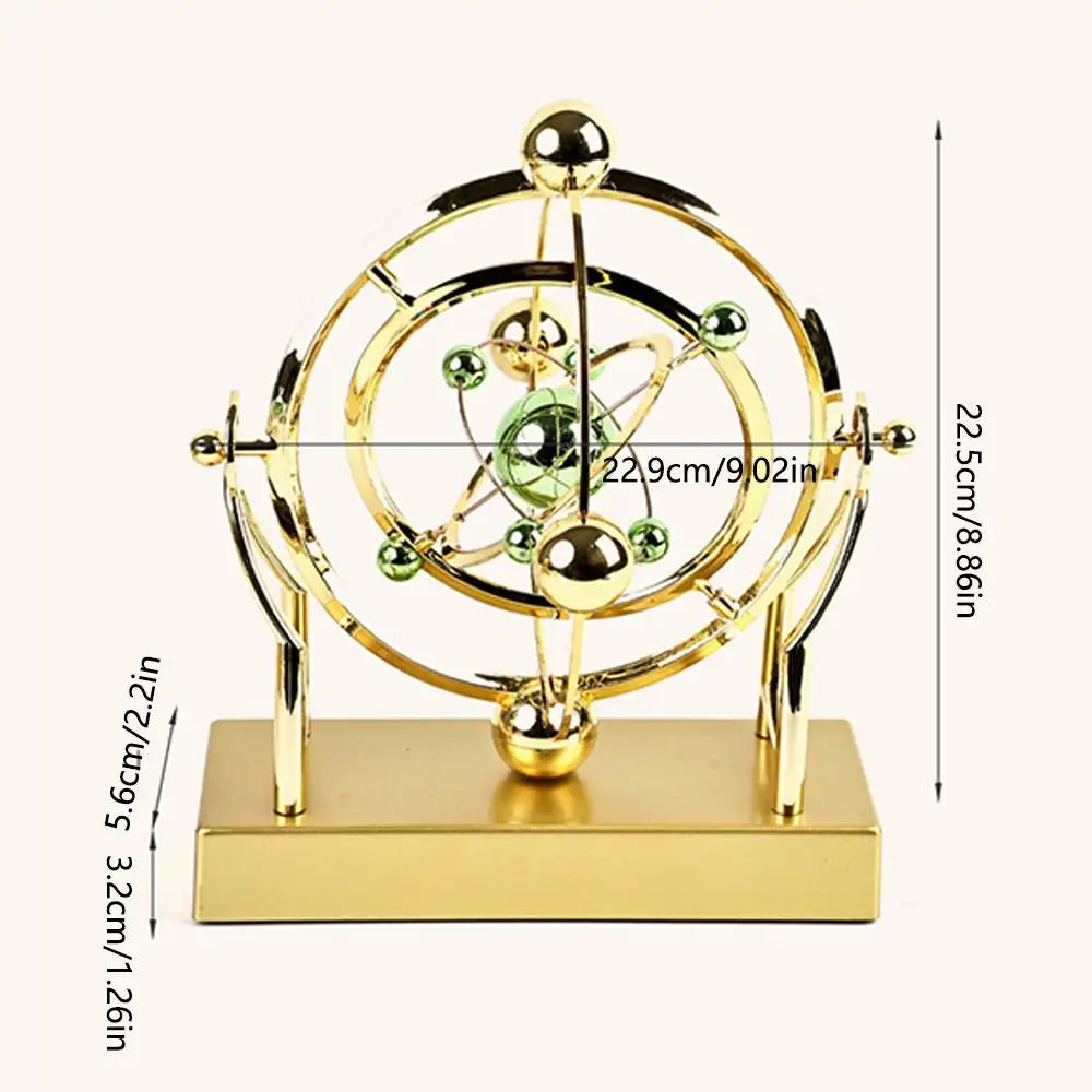 Celestial Orbit Kinetic Pendulum Sculpture