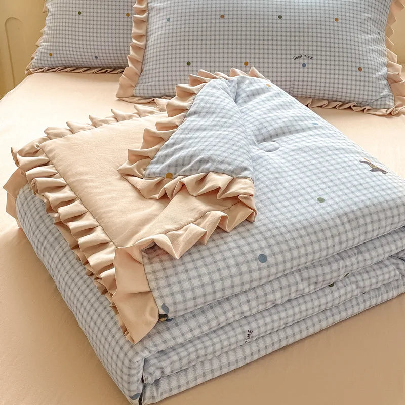 Lightweight Summer Air-Conditioning Comforter Blanket