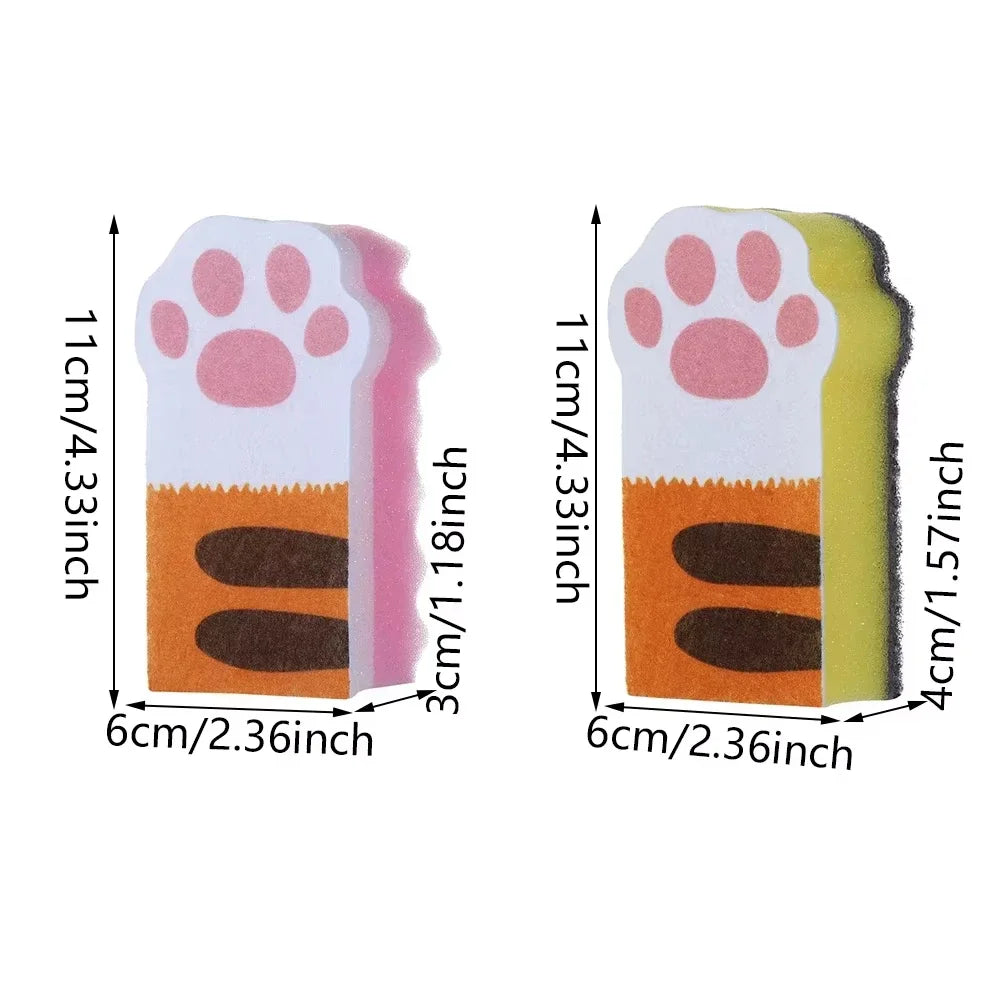 Cat Paw Cleaning Dish Sponge