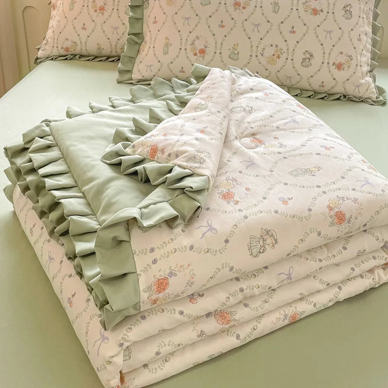 Lightweight Summer Air-Conditioning Comforter Blanket