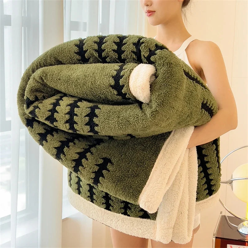 Thick Flannel Winter Blanket