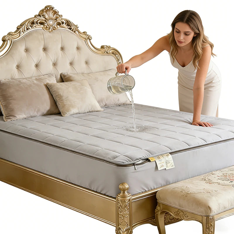 6-Sided Waterproof Zippered Queen Mattress Protector