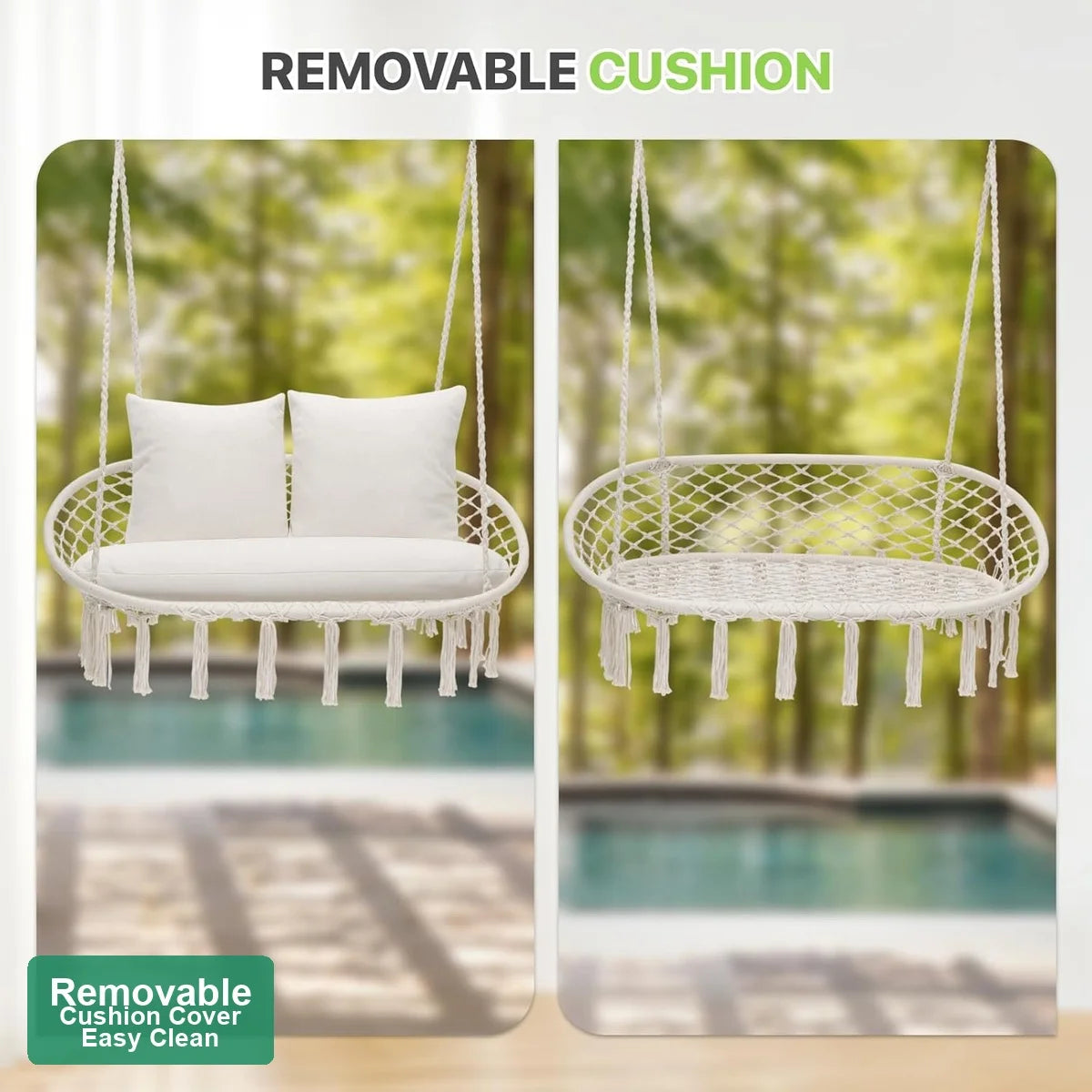 Macrame Hammock Swing Chair
