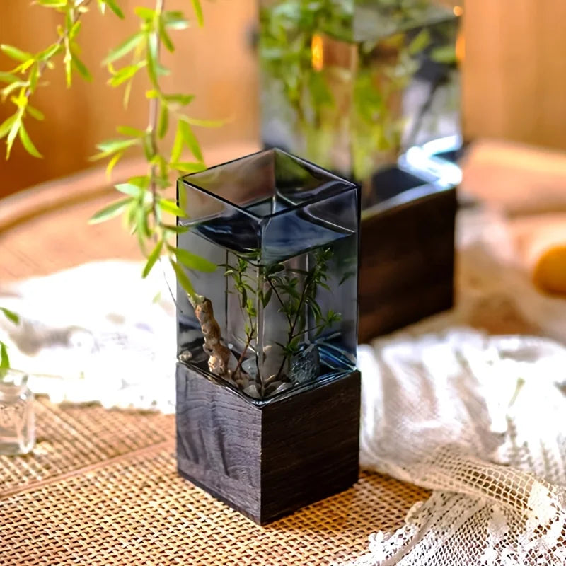 Nordic Acrylic Vase with Base