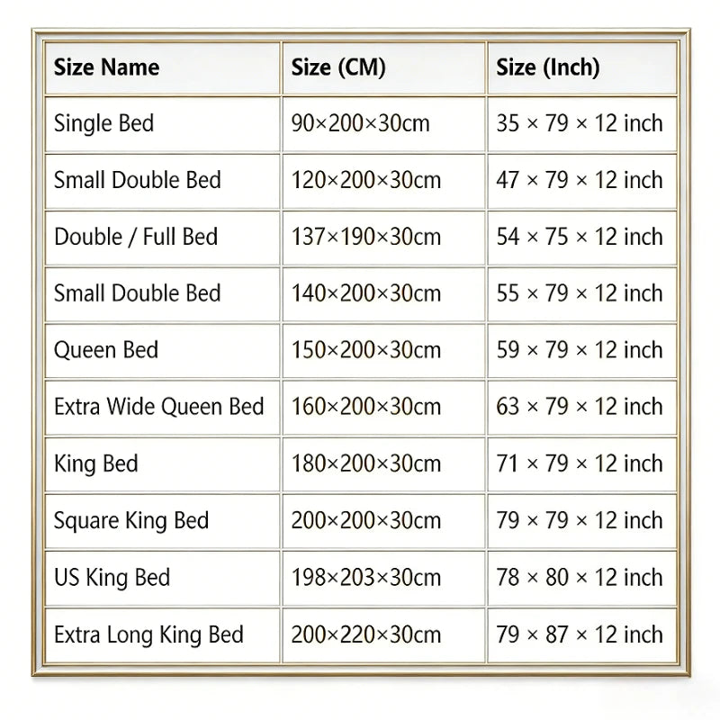 Soft Waterproof Quilted Mattress Cover
