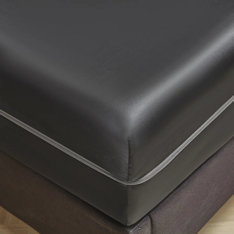 Luxury Cooling Satin Mattress Protector