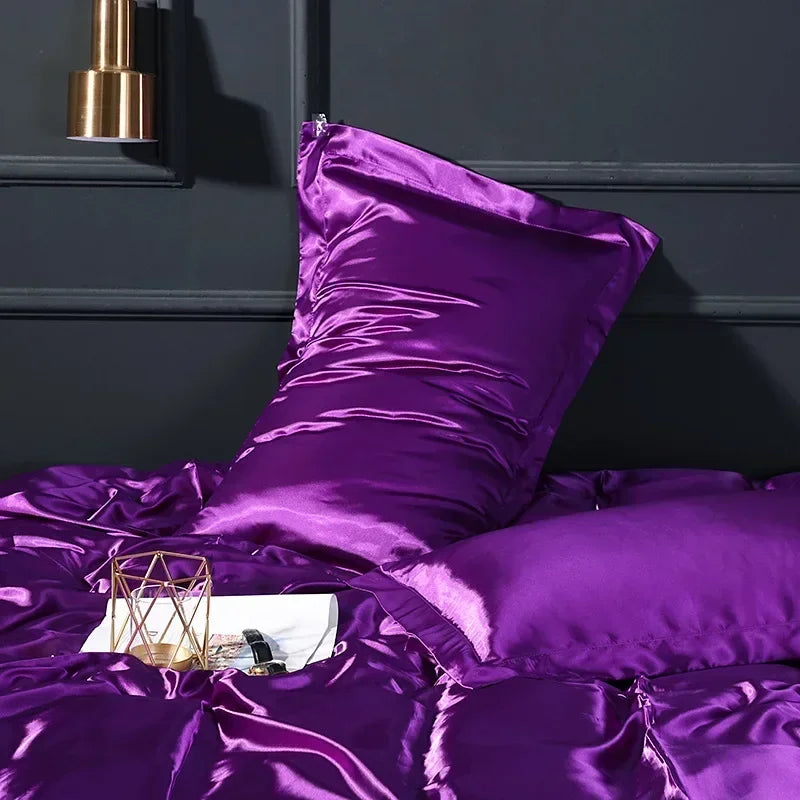 Premium Solid Satin Pillowcase