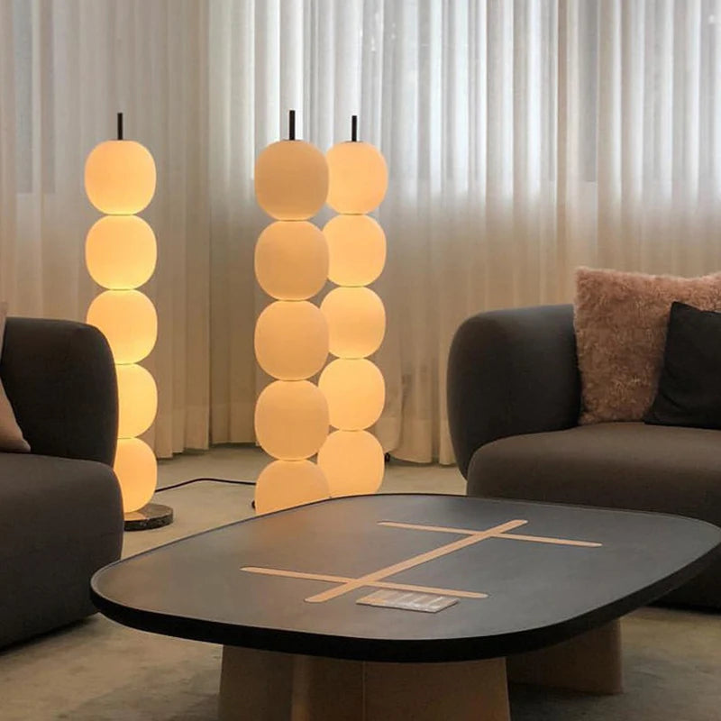 Modern LED Glass Floor Lamp