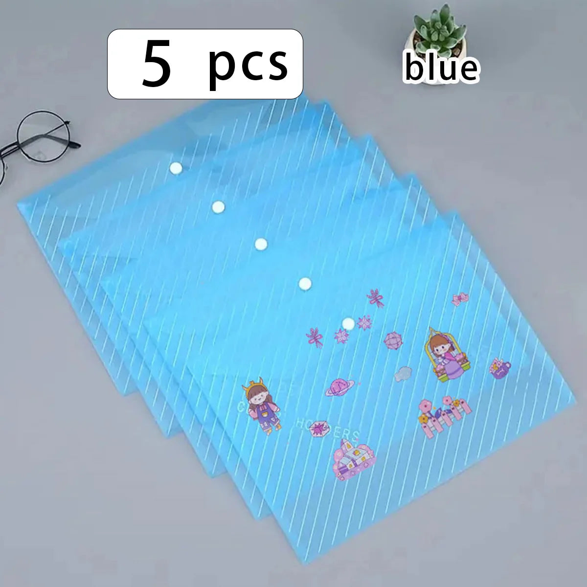 Transparent A4 Document Storage Bags