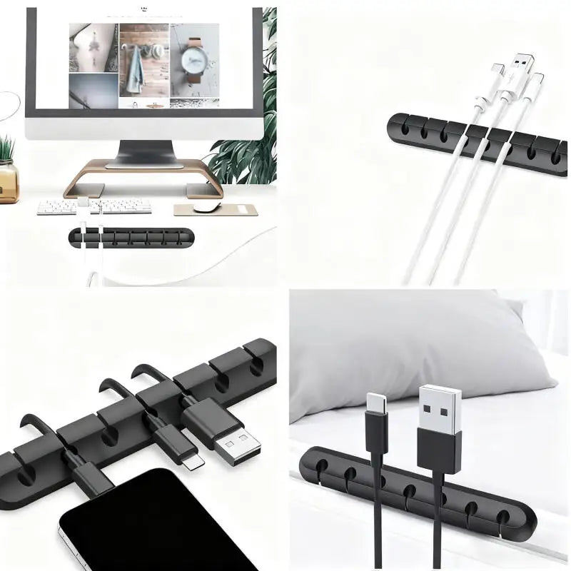 Silicone Cable Management Clips