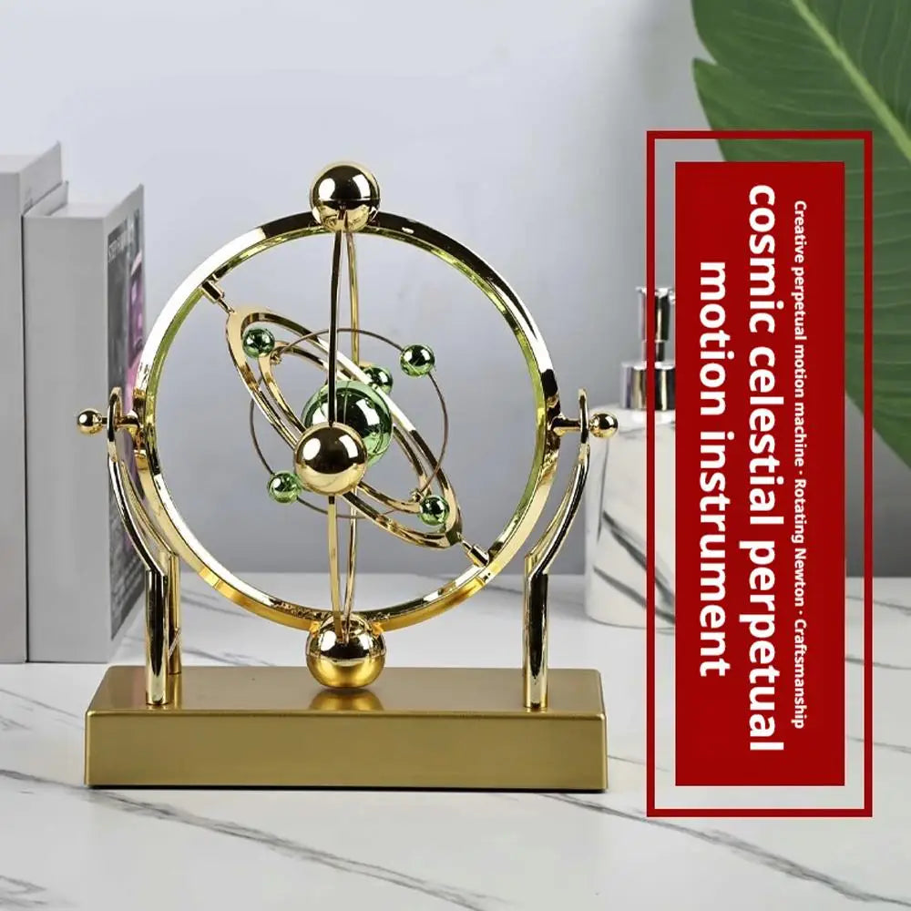 Celestial Orbit Kinetic Pendulum Sculpture