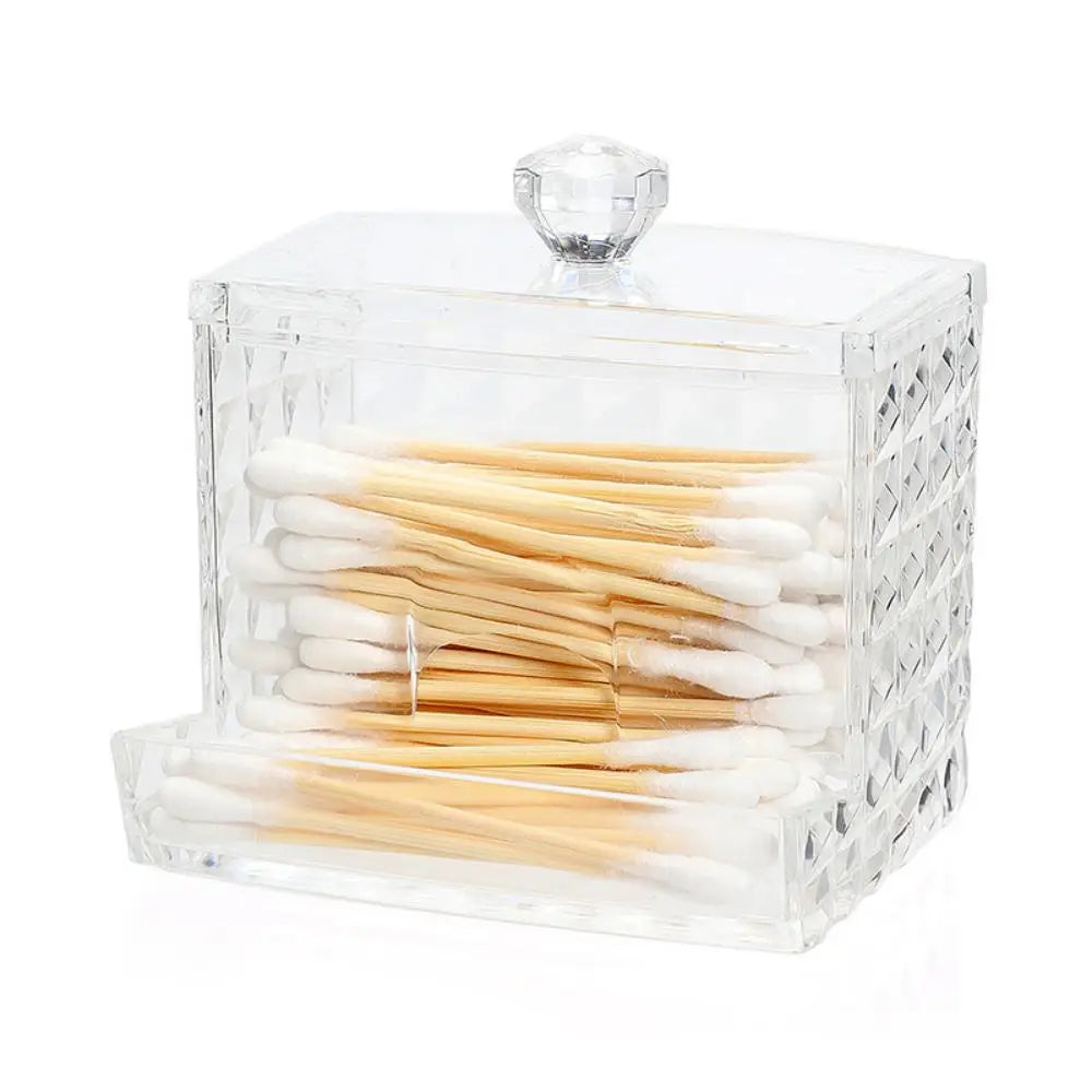 Clear Acrylic Cotton Swab Holder