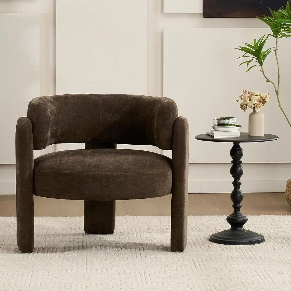 Modern Barrel Accent Chair