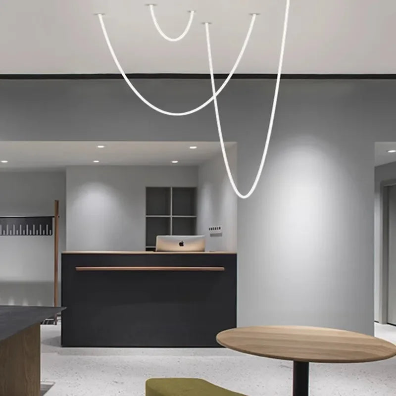 Nordic Loop Chandelier Art Design