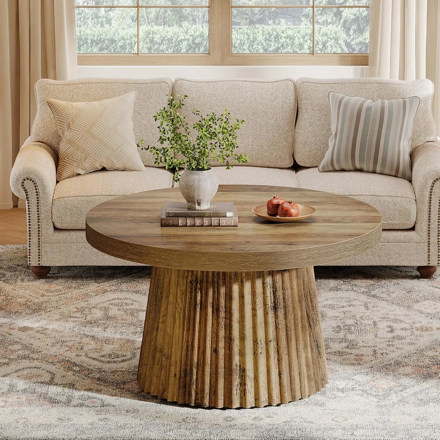31.5-Inch Farmhouse Round Table