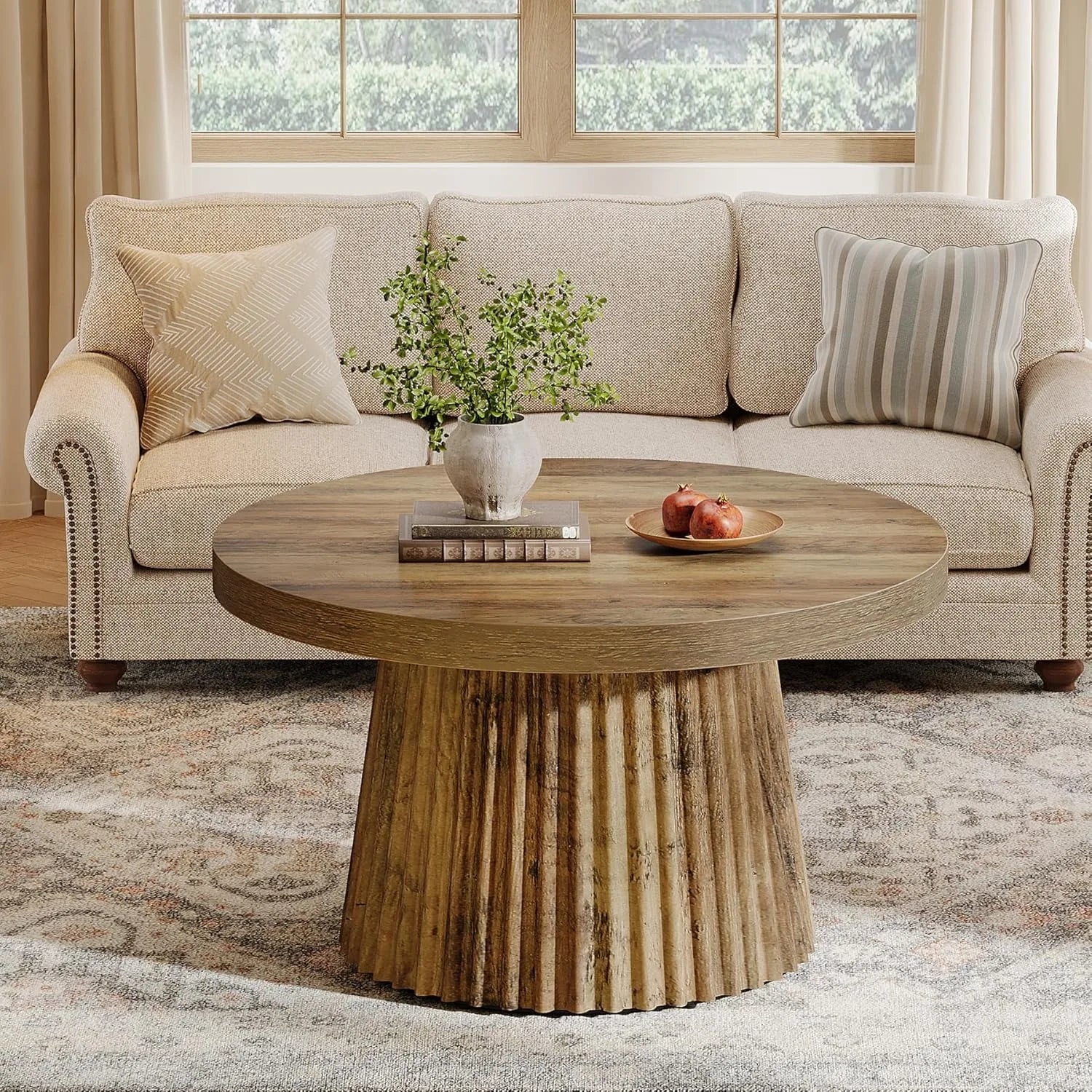 31.5-Inch Farmhouse Round Table