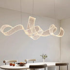 Artistic Ribbon Pendant Light Design
