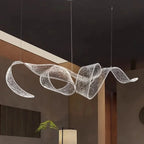 Artistic Ribbon Pendant Light Design