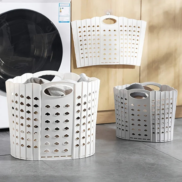Folding Wall-Mounted Laundry Basket