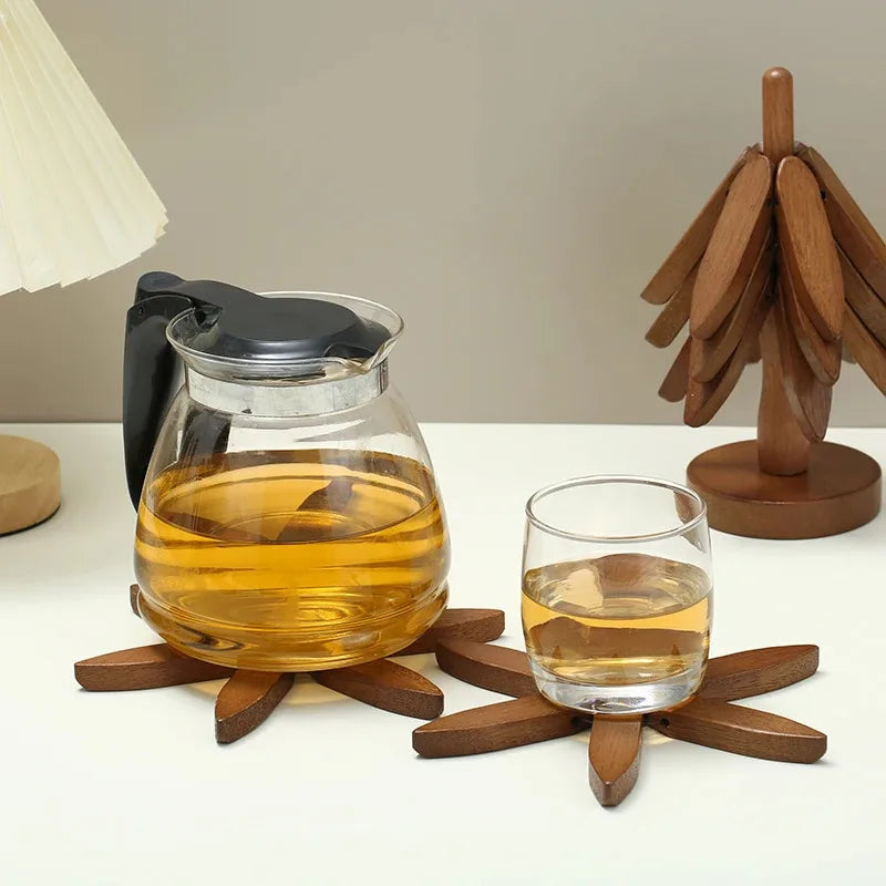 Wooden Tree Design Heat Trivet