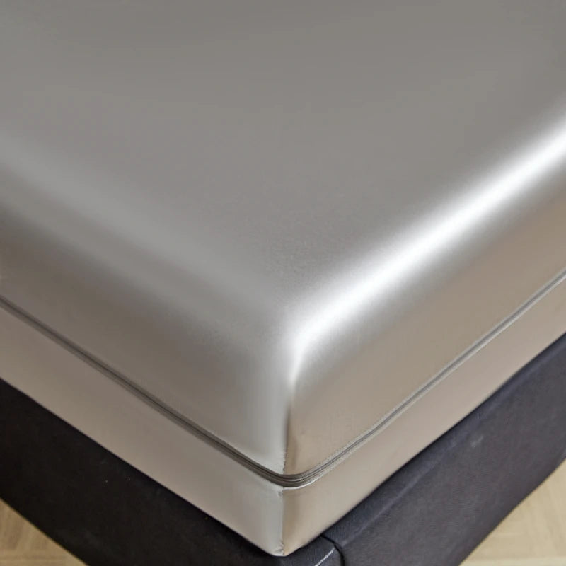 Luxury Cooling Satin Mattress Protector