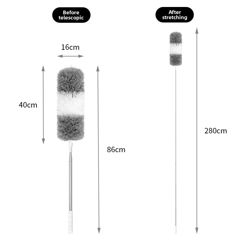Extendable Microfiber Duster Pole