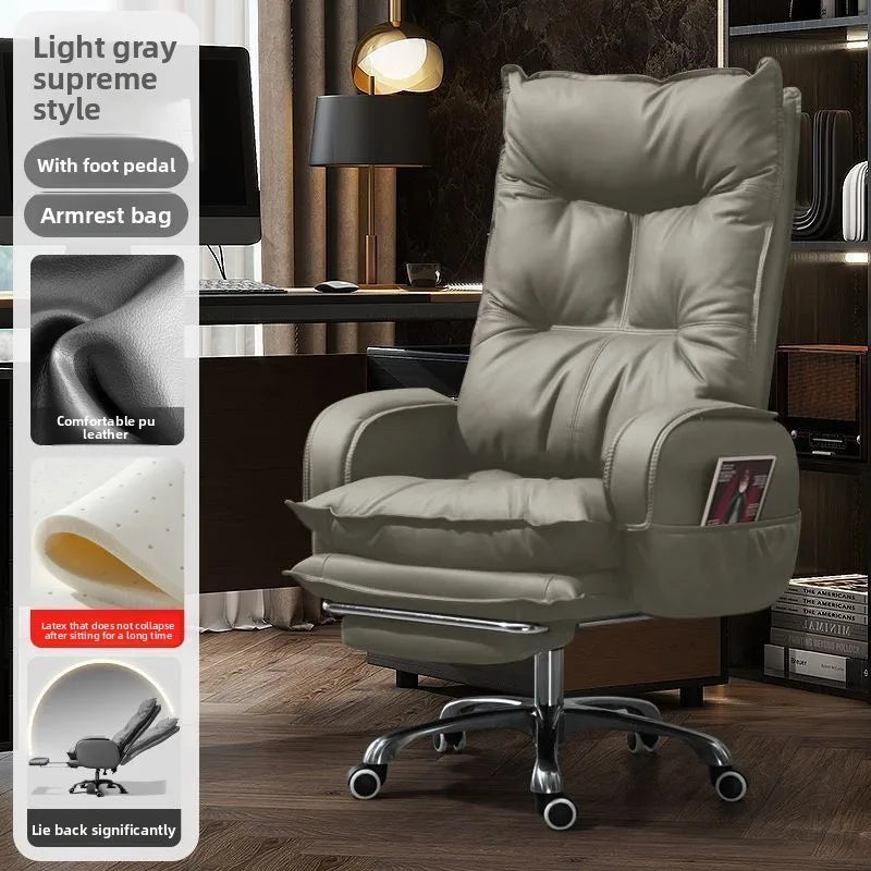 Ergonomic Executive Leather Office Chair
