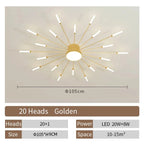 Fan-Shaped LED Ceiling Lamp