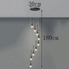 Modern Crystal Staircase Chandelier