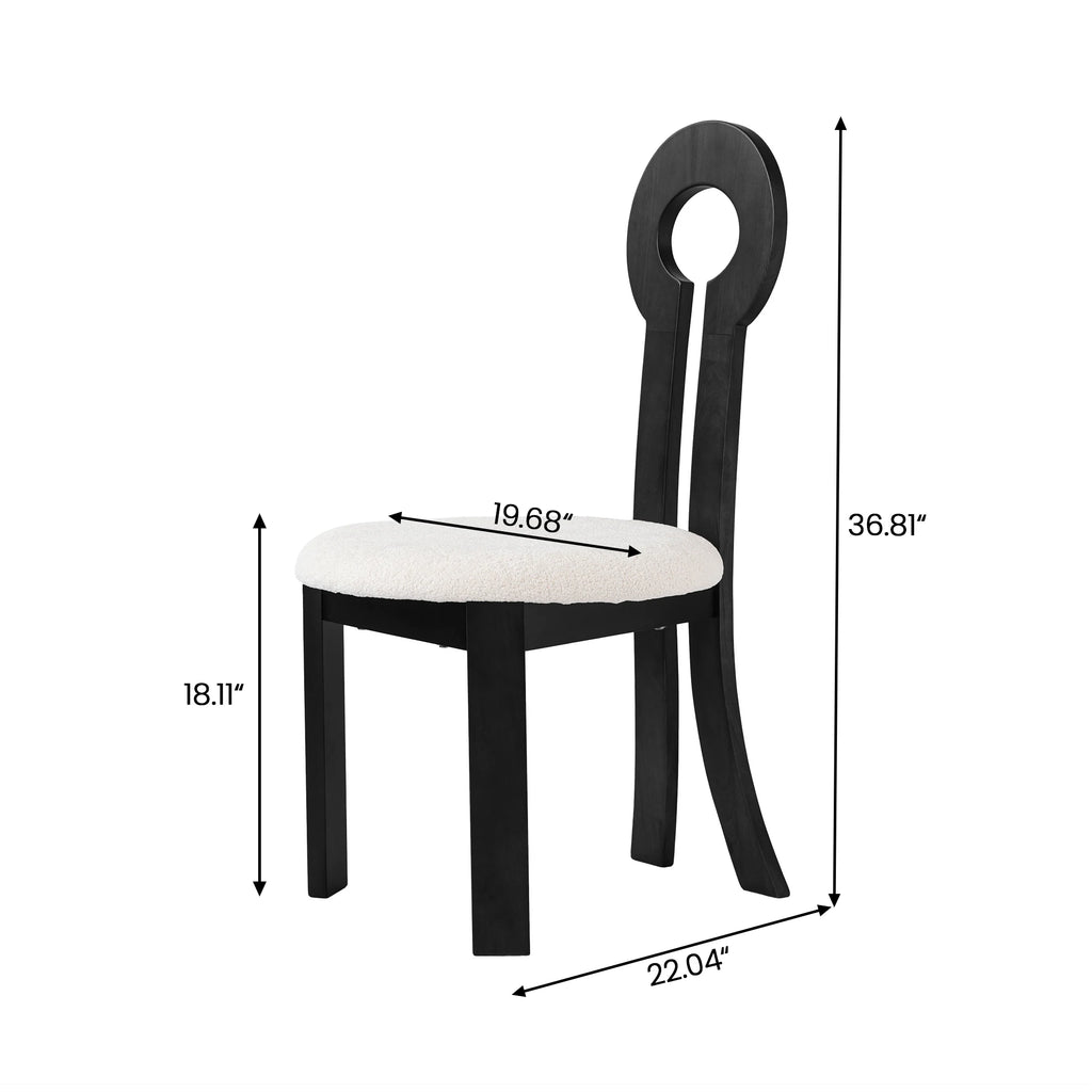 Modern Wooden Dining Chairs Set