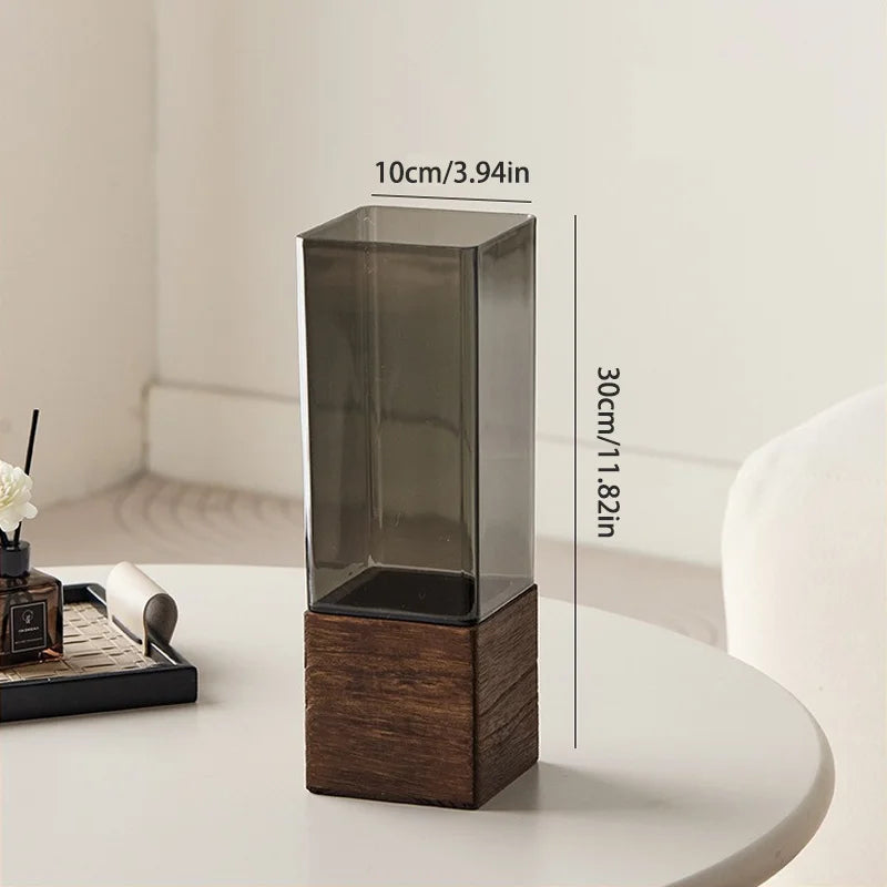 Nordic Acrylic Vase with Base