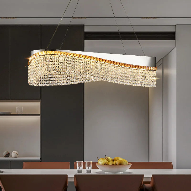 Luxury Crystal LED Pendant Chandelier