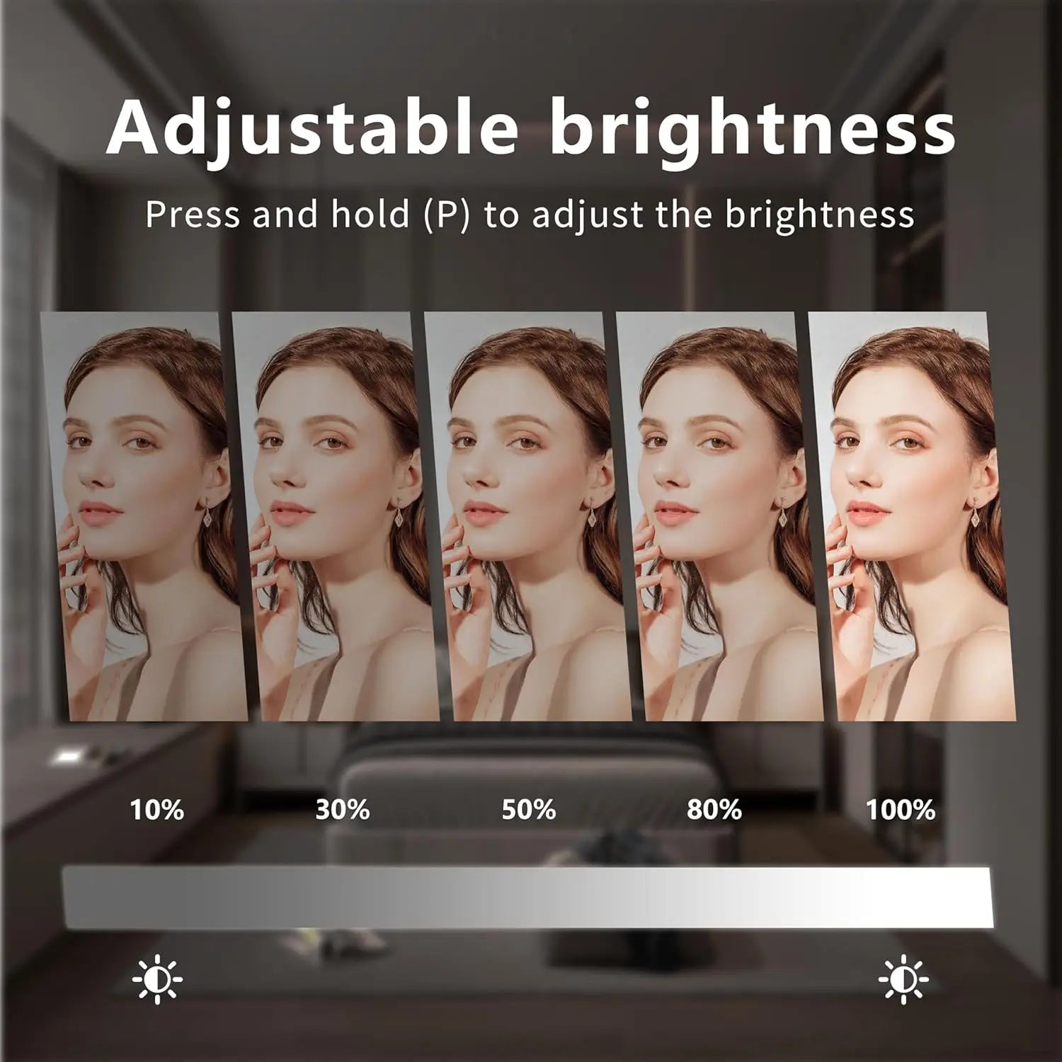 Hollywood Vanity Mirror with 9 LED Bulbs